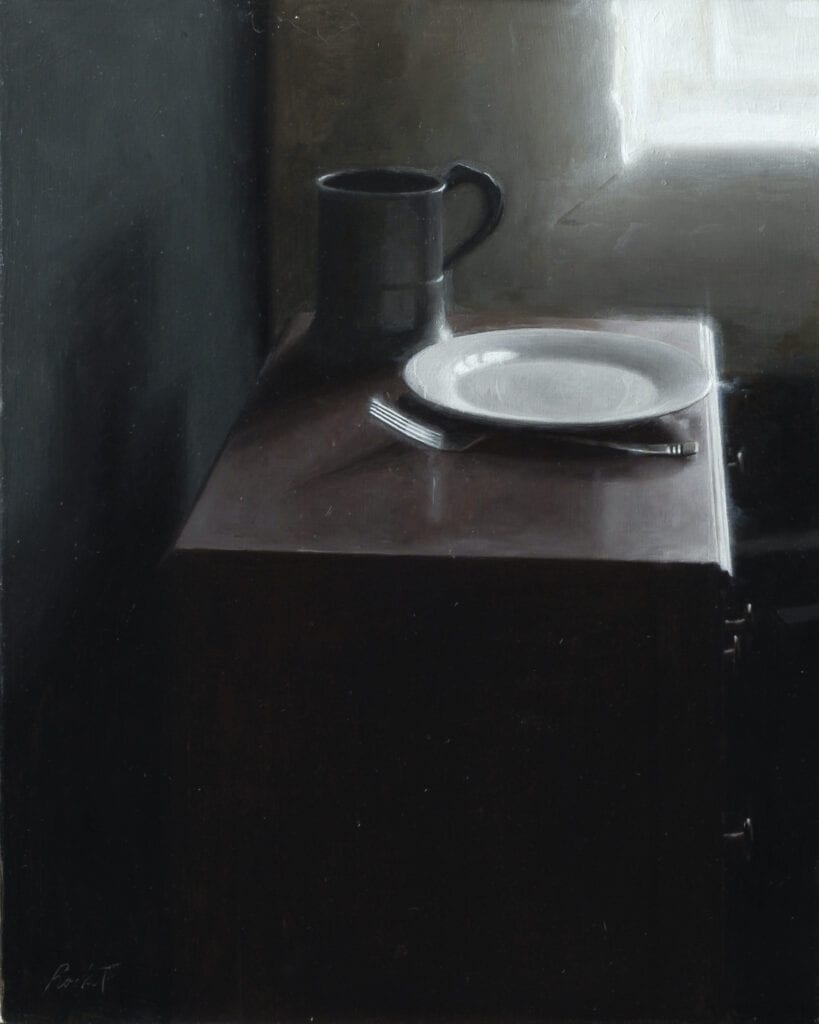 Untitled oil on panel 20x16 2018 sold through Booth Gallery 2